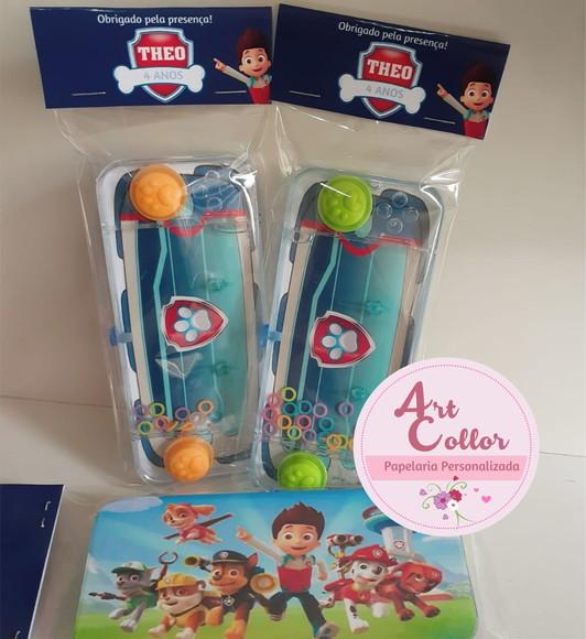 15 Aquaplay Personalizados Patrulha Canina Temos Todos os Temas