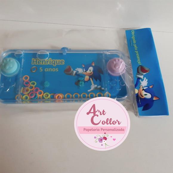 15 Aquaplay Personalizados Sonic/ Temos Todos os Temas