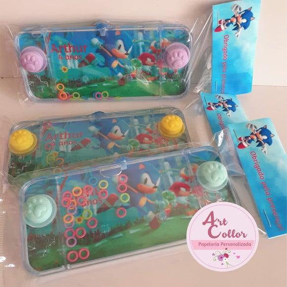 15 Aquaplay Personalizados Sonic/ Temos Todos os Temas