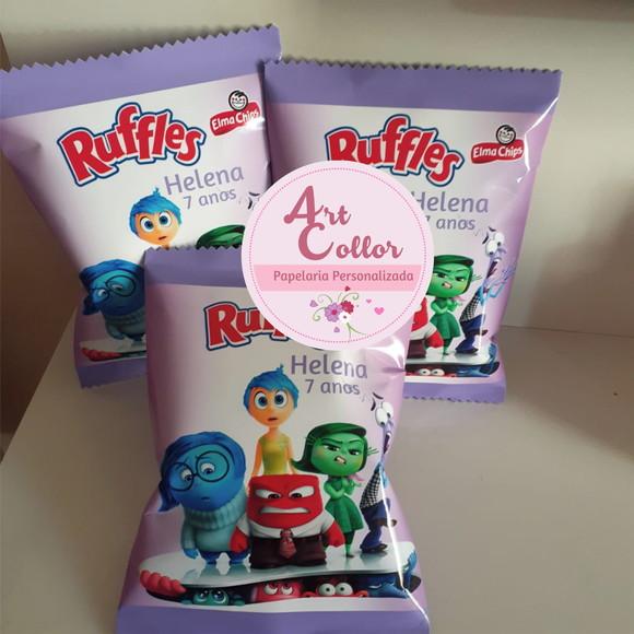 15 Batatas Ruffles Personalizada Divertidamente
