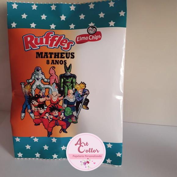 15 Batatas Ruffles Personalizada Dragon Ball