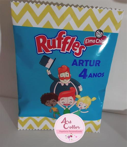15 Batatas Ruffles Personalizada Mundo Bita