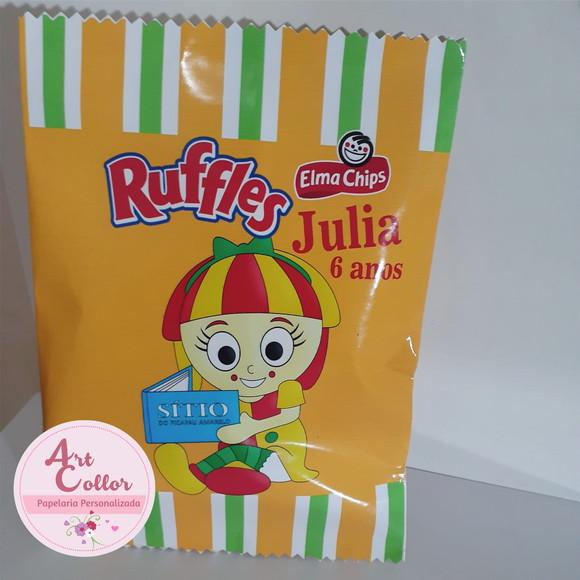 15 Batatas Ruffles Personalizada Sitio do Pica Pau Amarelo