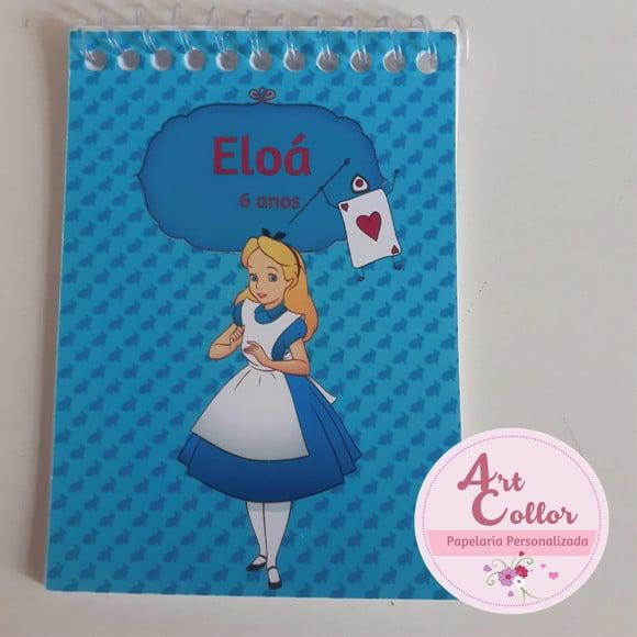 20 Bloquinhos Alice no Pais das Maravilhas