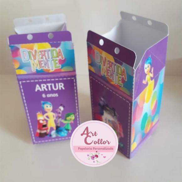 10 Caixas Milk Personalizada Divertidamente