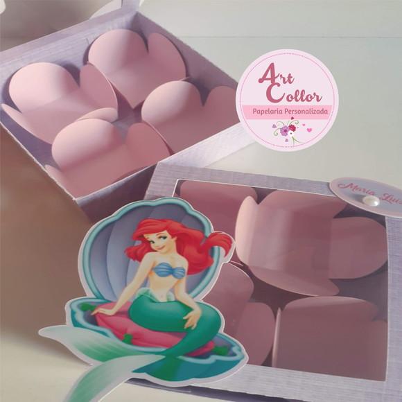 10 Caixas para 4 Doces Ariel