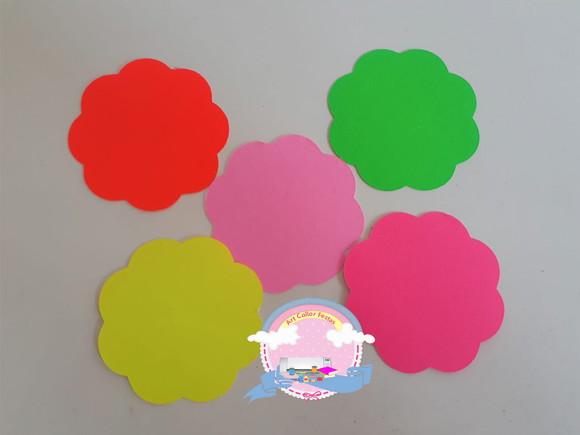 100 Circulos Escalope Neon