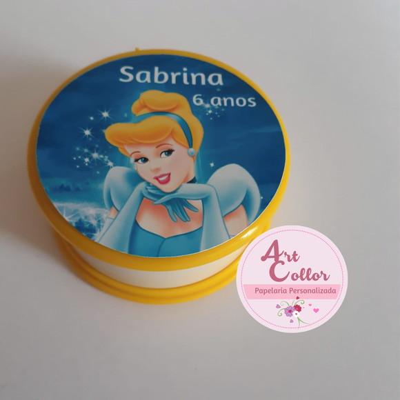 20 Copos Retrátil Personalizado Cinderela