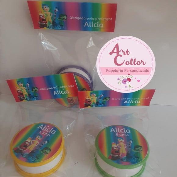 20 Copos Retrátil Personalizado Divertidamente