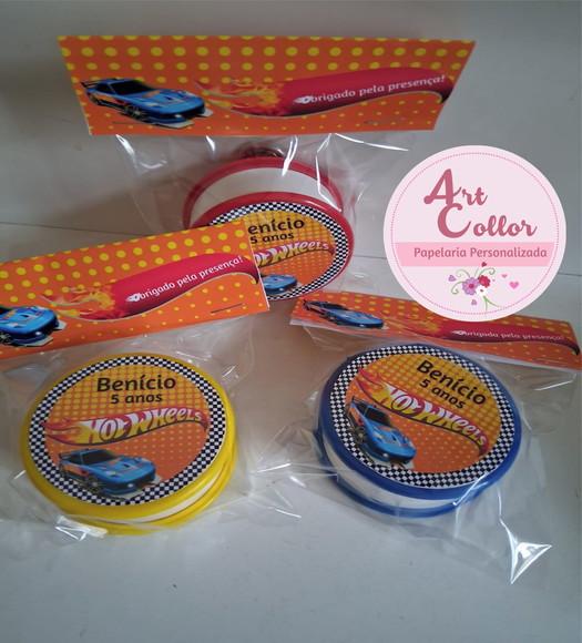 100 Copos Retrátil Personalizado Hotwheels
