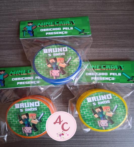 20 Copos Retrátil Personalizado Minecraft