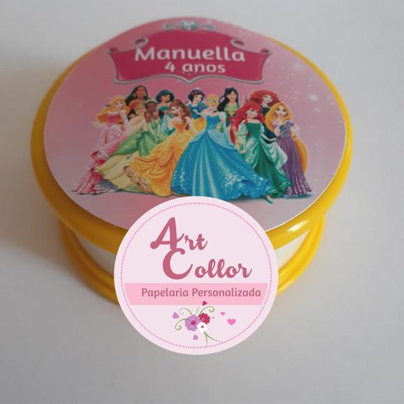 100 Copos Retrátil Personalizado Princesas