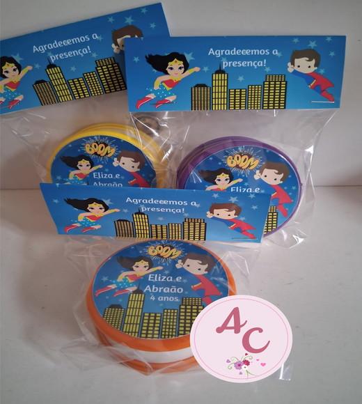 20 Copos Retrátil Personalizado Super Herois