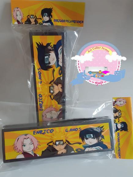 15 Dominós Naruto Menino / Menina