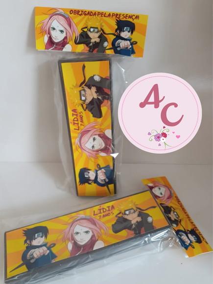 15 Dominós Naruto Menino / Menina