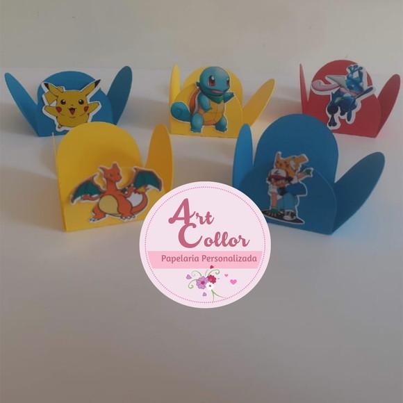 100 Forminhas Festa Pokemon