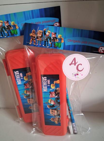 15 Kits Estojo Escolar Roblox