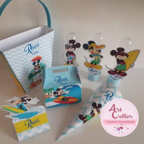 Kit Festa Mickey na Praia