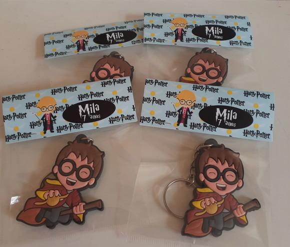 20 Chaveiros Emborrachado Harry Potter