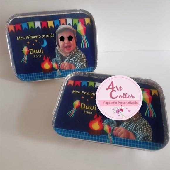 30 Marmitinhas Personalizada Festa Junina