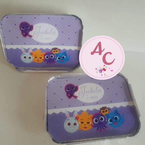 30 Marmitinhas Personalizada Bolofofos