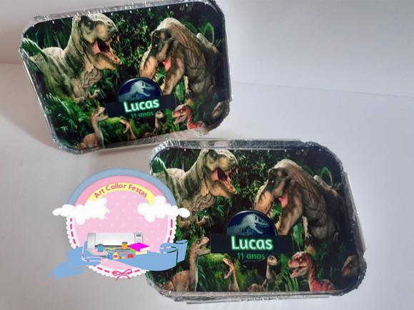 30 Marmitinhas Personalizada Jurassic Park