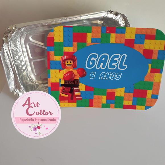 30 marmitinhas Personalizada Lego