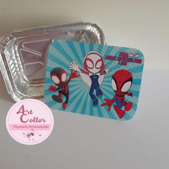 30 Marmitinhas Personalizada Spidey e Seus Amigos Espetaculares