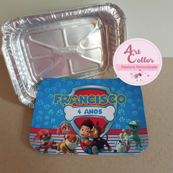 30 Marmitinhas Personalizada Patrulha Canina