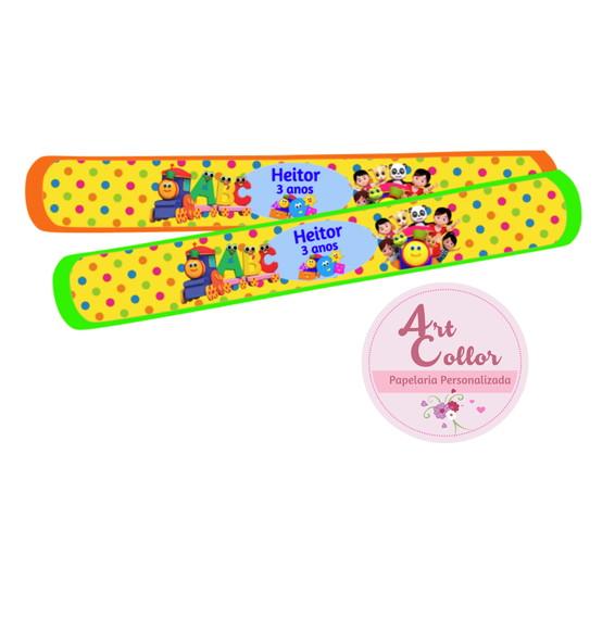 25 Pulseiras Bate Enrola Bob o Trem