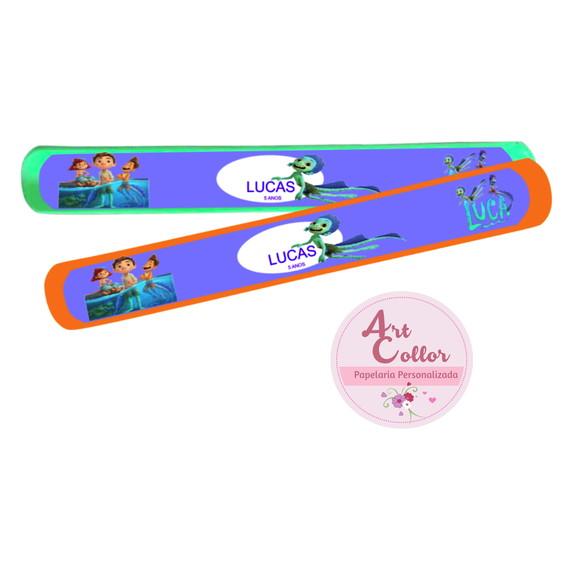 25 Pulseiras Bate Enrola Luca Disney