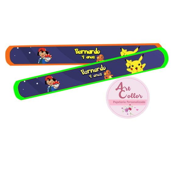 25 Pulseira Bate Enrola Pokemon