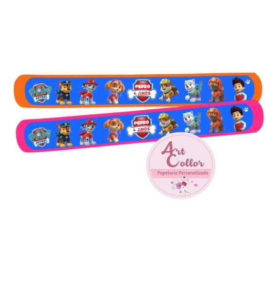 25 Pulseiras Bate Enrola Patrulha Canina
