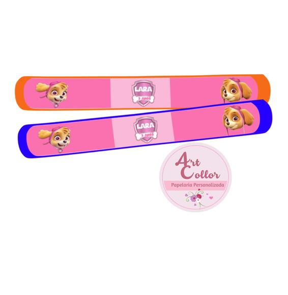 25 Pulseiras Bate Enrola Skye Patrulha Canina