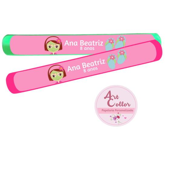 25 Pulseiras Bate Enrola Spa