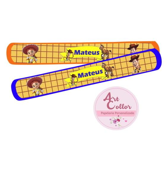 25 Pulseiras Bate Enrola Toy Story