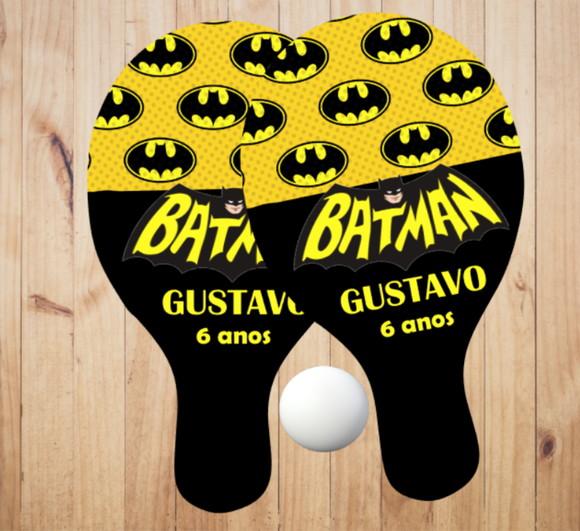 15 pares de Raquetes de Ping Pong Personalizadas Batman