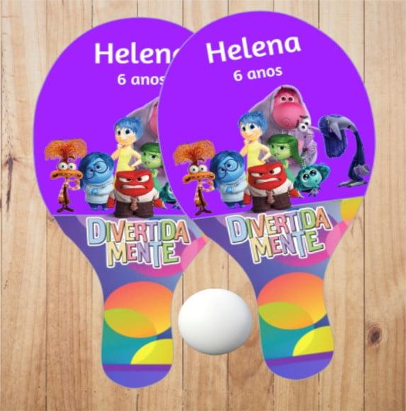 15 pares de Raquetes de Ping Pong Personalizadas Divertidamente
