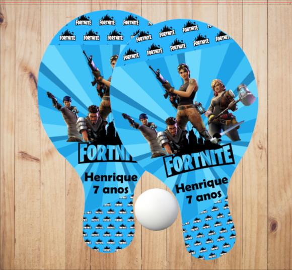 15 pares de Raquetes de Ping Pong Personalizadas Fortinite