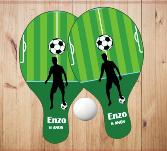 15 pares de Raquetes de Ping Pong Personalizadas Futebol