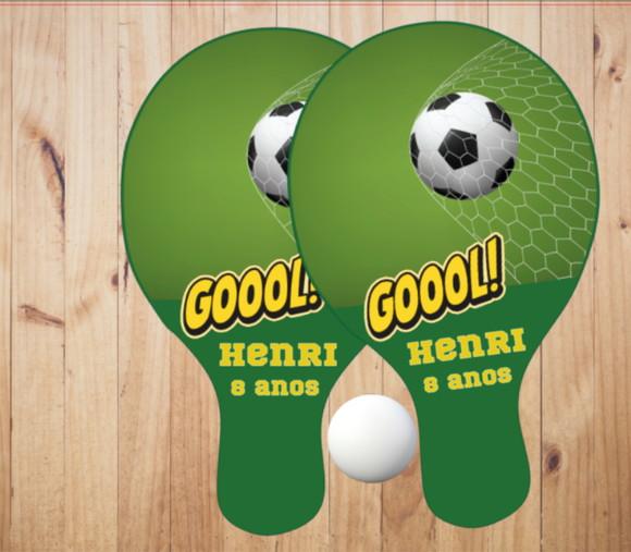 15 pares de Raquetes de Ping Pong Personalizadas Futebol