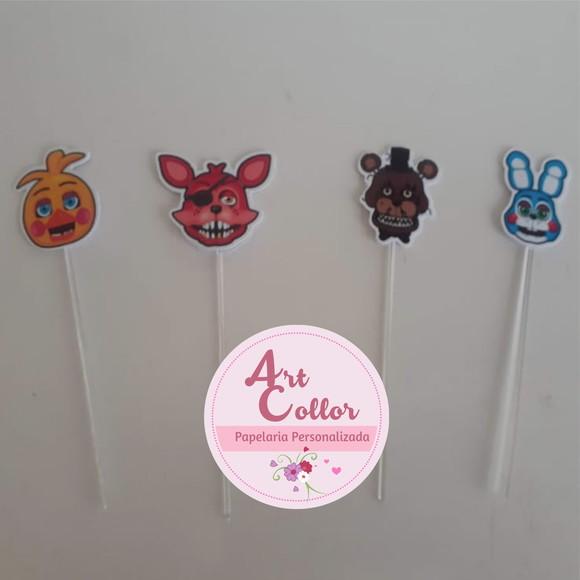 50 Topper para Doces Five Nights At Freddy
