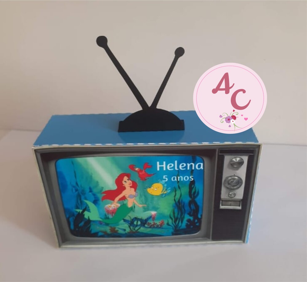 10 Caixas Tv Ariel Pequena Sereia