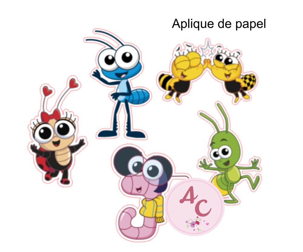 100 Apliques de Papel bob zoom