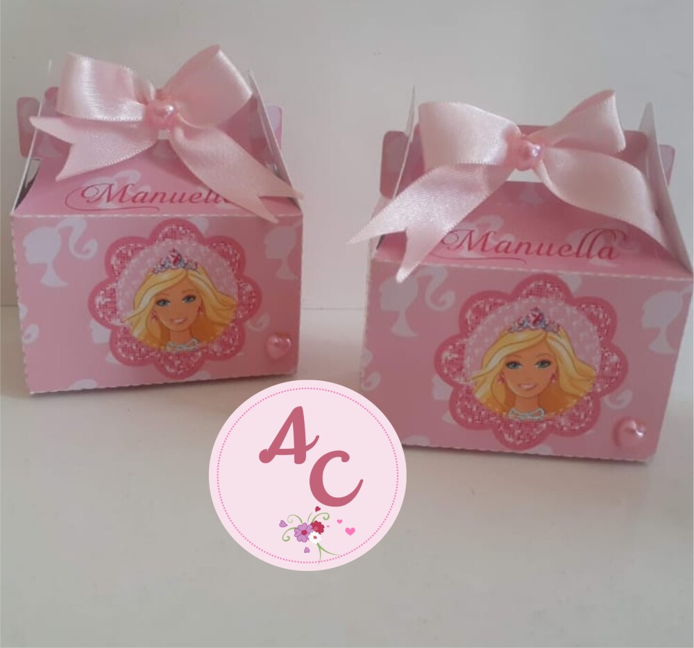 10 Caixas mini maletinha Barbie
