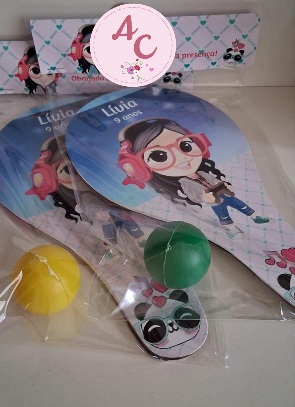 15 pares de Raquetes de Ping Pong Personalizadas Luluca