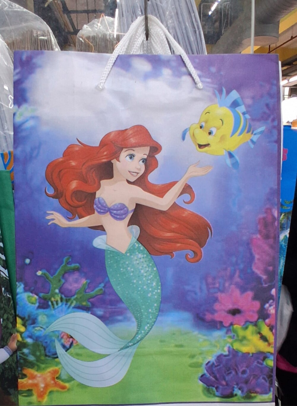 30 Sacolas de papel Ariel / Pequena Sereia