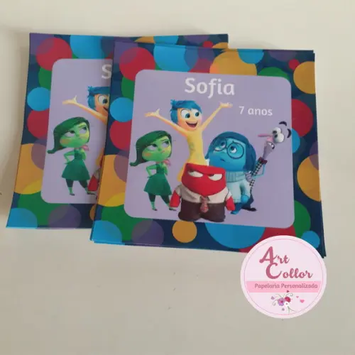 20 Adesivos para sacolinha  Divertidamente
