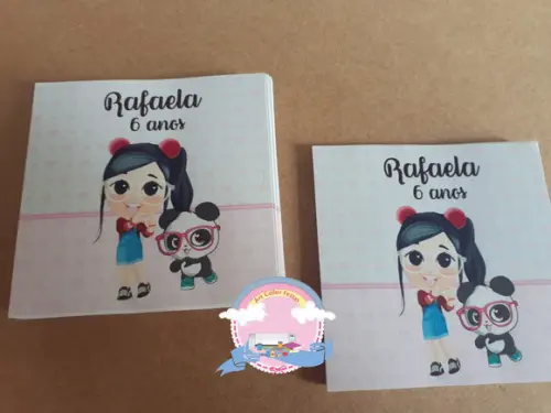 20 Adesivos para sacolinha Luluca