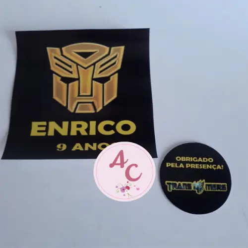 Adesivo e Tag Transformers | Vitrine Artesanou